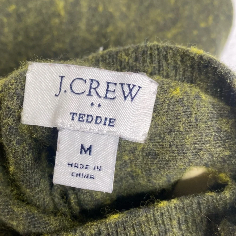 J.Crew Teddy Sweater in Pale Spinach – Size Medium